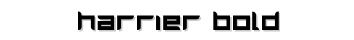 Harrier Bold font